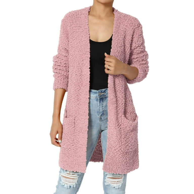 Popcorn sweater cardigan sale