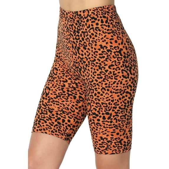 TheMogan Women's PLUS Mid Thigh Stretch Microfiber Bermuda Biker Short Leggings