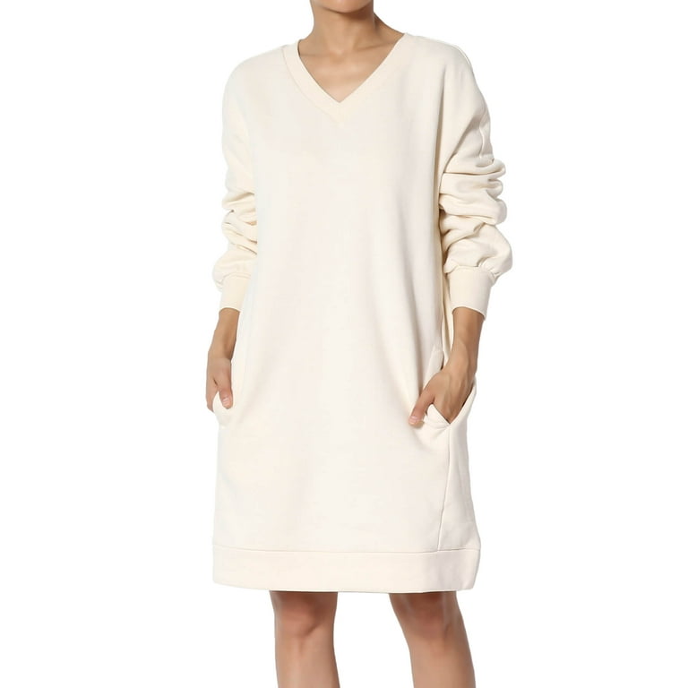 Cozy fleece cheap tunic sweatshirt