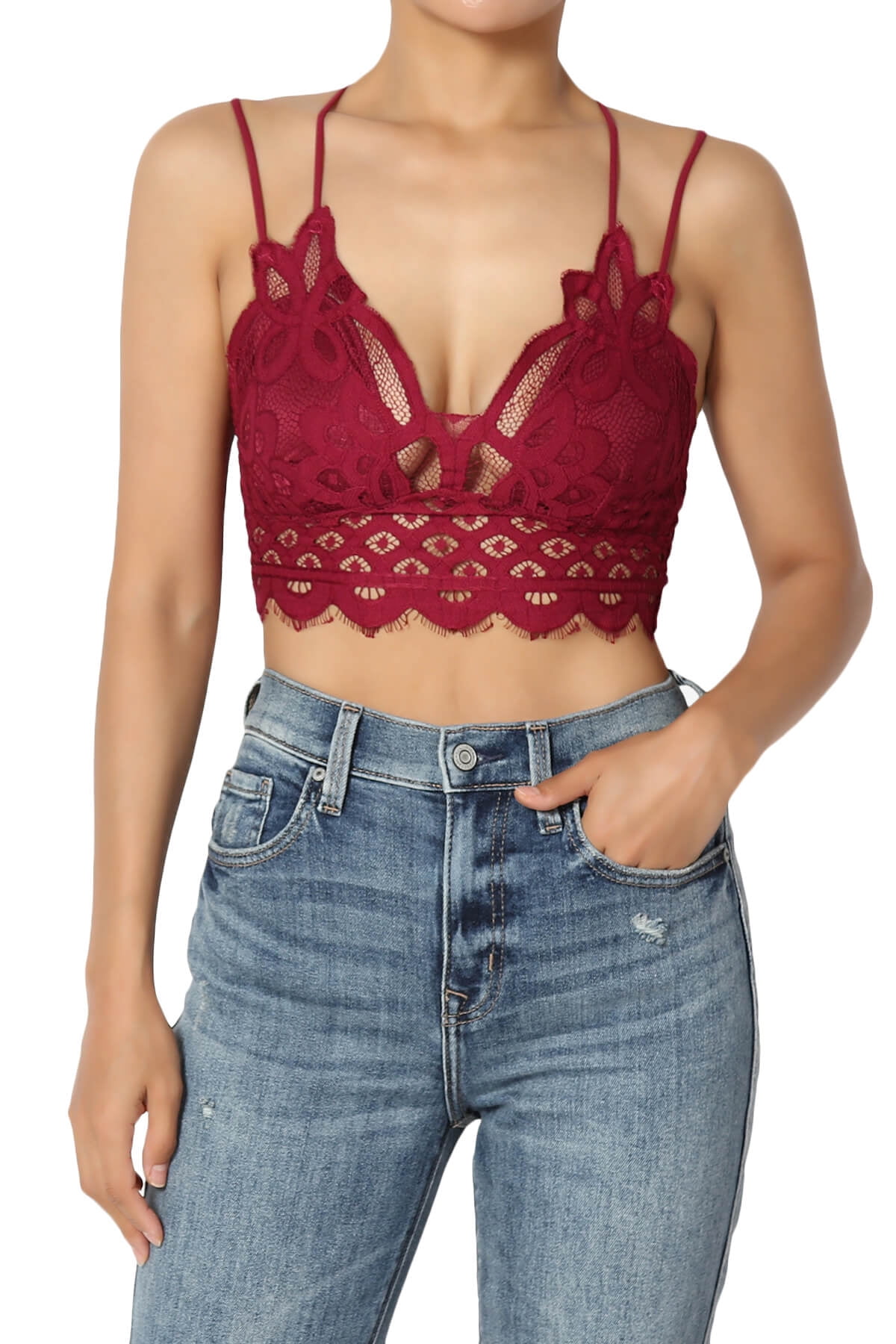 wine bralette