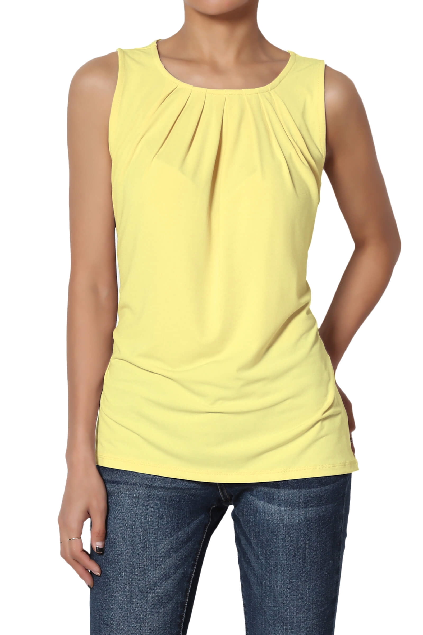 Stretch Pleats 1 Tank Top