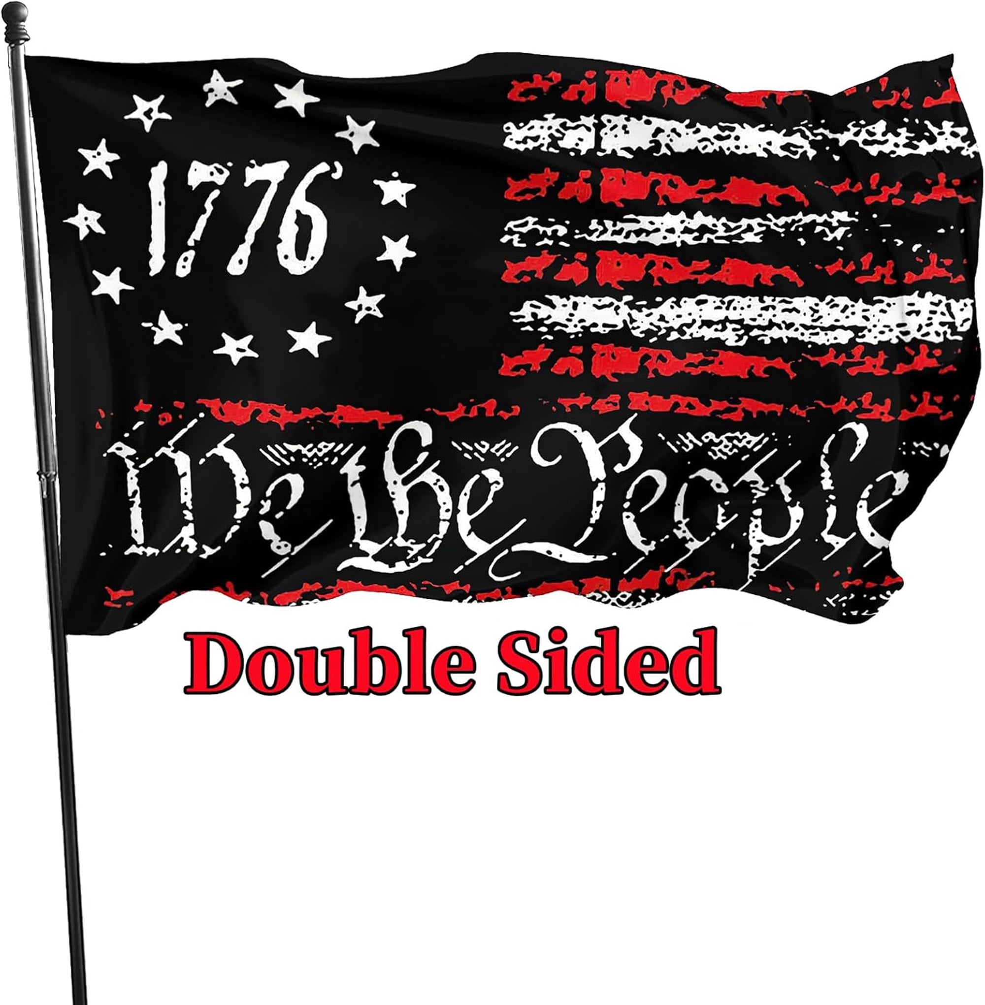 We ThePeople 1776Flag 3x5 Ft Outdoor Double Sided 13 Star American Vintage USA BetsyRoss Flags Banner Polyester Fabric with 2 Brass Grommets for Outside Indoor Patriotic-Decorative