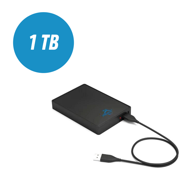 ThePhotoStick® Plus 1 Terabyte External Hard Drive, For PC and Mac