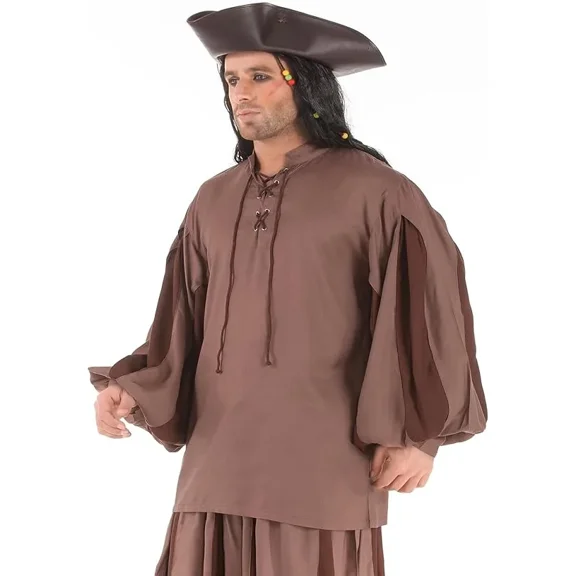 ThePirateDressing Medieval Poet Pirate Shirt | European Renaissance Costume Top