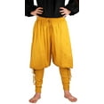 thumbnail image 1 of ThePirateDressing Medieval Renaissance Pirate Captain Cottuy Pants Costume C1015 [Gold] (Large), 1 of 1