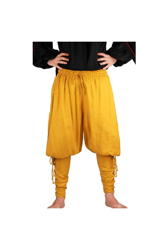 Medieval Renaissance Pirate Captain Cottuy Pants Costume for Men & Boys