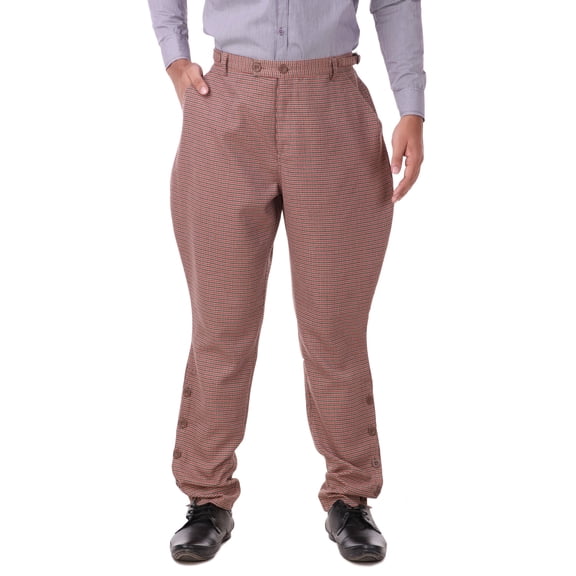ThePirateDressing Men's Steampunk Victorian Cosplay Archibald Jodhpur Pants - Renaissance & Gothic Costume Trousers