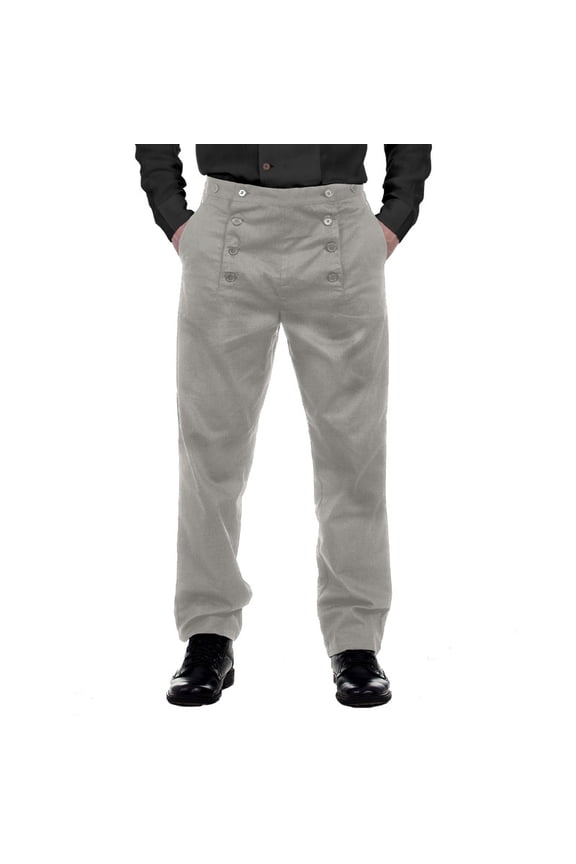 Men's Steampunk Victorian High Waist Costume Pants