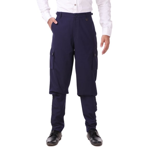 ThePirateDressing Men's Victorian Steampunk Costume Airship Pants Trousers