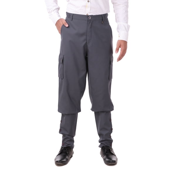 ThePirateDressing Men's Victorian Steampunk Costume Airship Pants Trousers