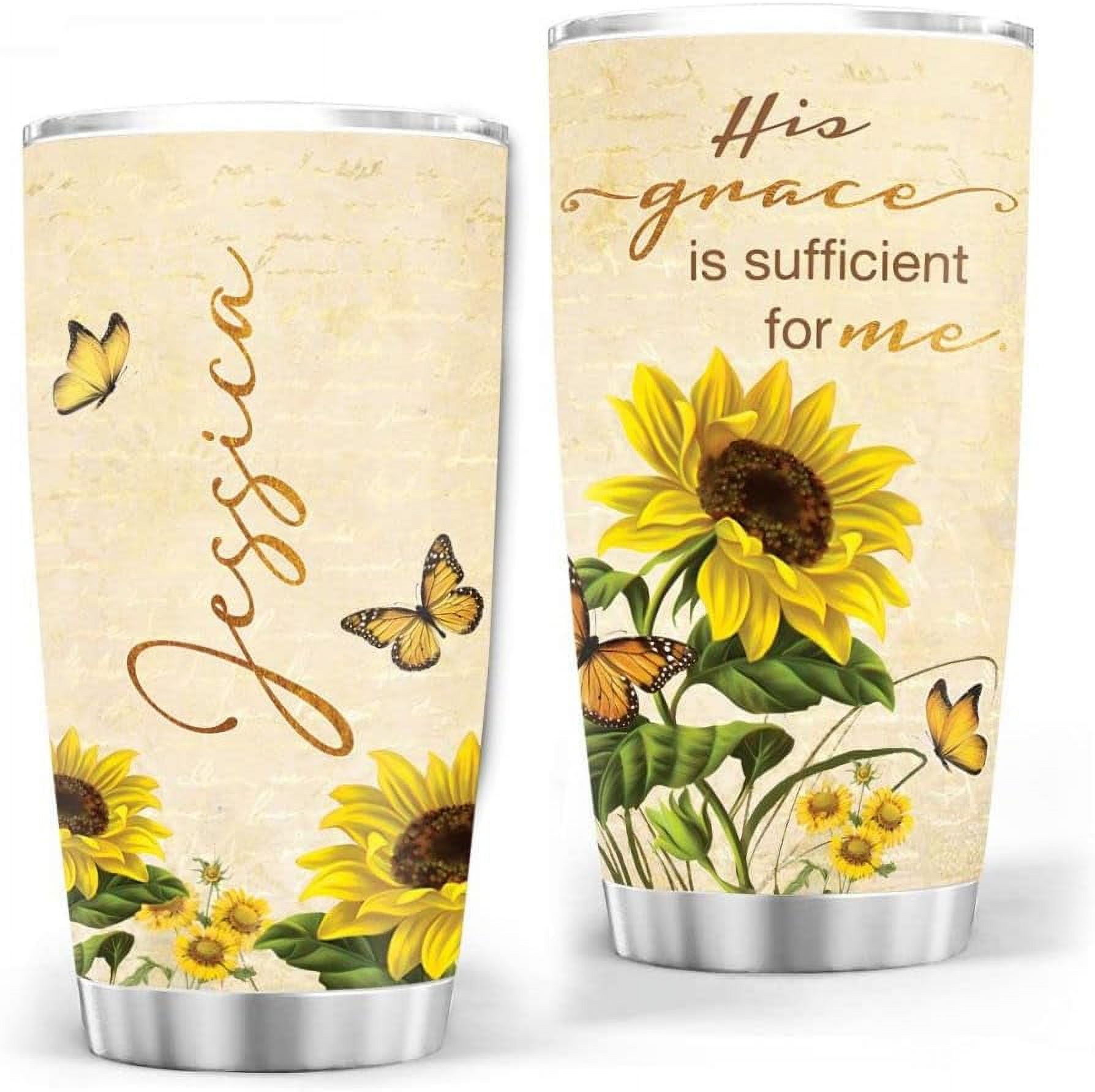 TheUnifury Personalized Christian Tumblers For Women Stainless Steel