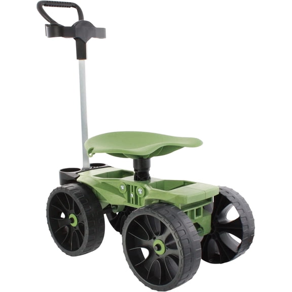 TheXceptional Wheelie Tool Toter Garden Cart With Seat