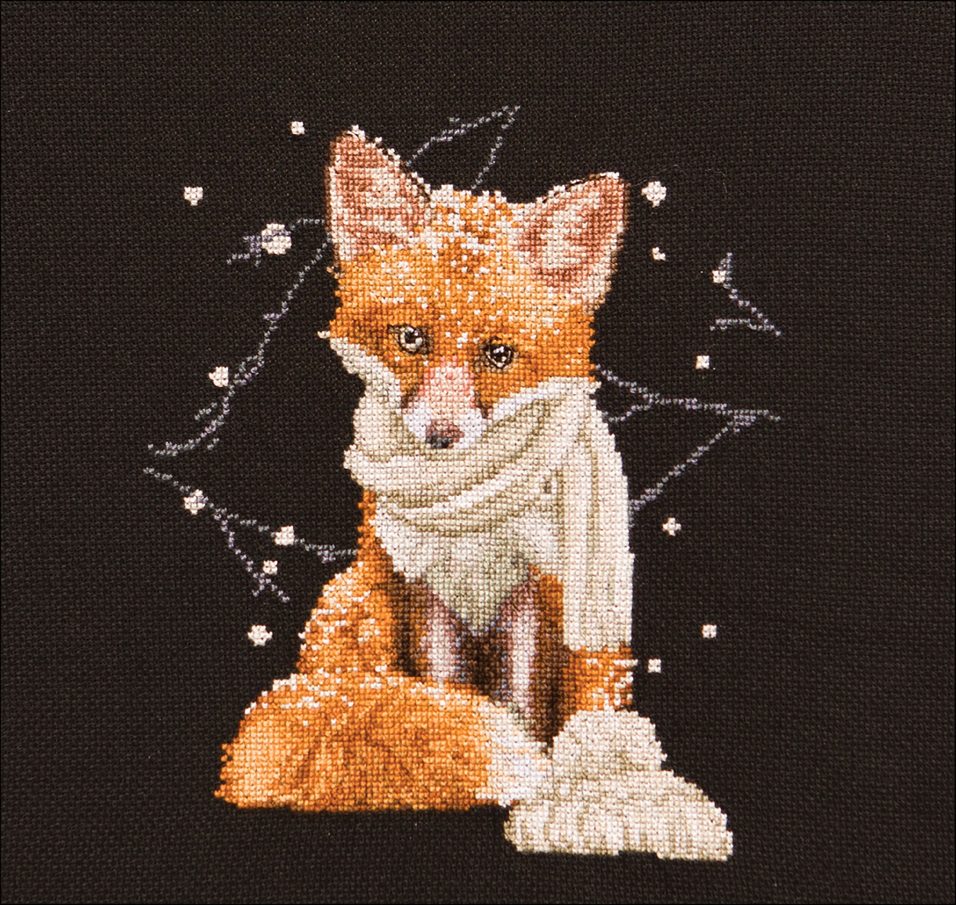 Clementine the Fox Printed Cross Stitch