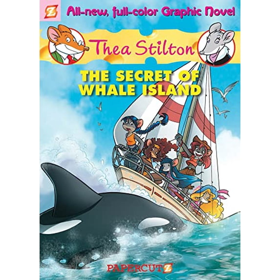 Pre-Owned Thea Stilton Graphic Novels #1: The Secret of Whale Island: Thea Stilton 1 Paperback