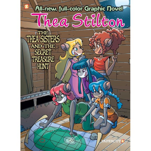 Pre-Owned Thea Stilton Graphic Novels #8: The Thea Sisters and the Secret Treasure Hunt (Hardcover) 1629918369 9781629918365