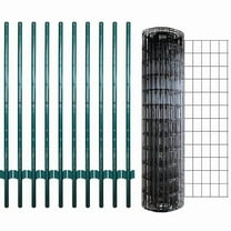 Thealyn Fence Posts 5ft, 10 packs Welded Wire Fence 4ft x 50ft