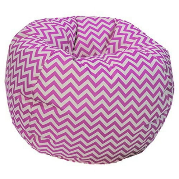 Theater Bags Chevron Bean Bag Chair White Large