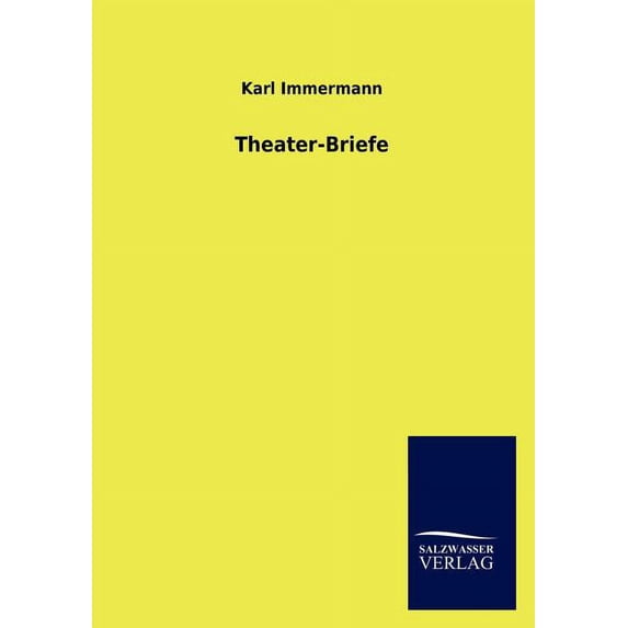 Theater-Briefe (Paperback)