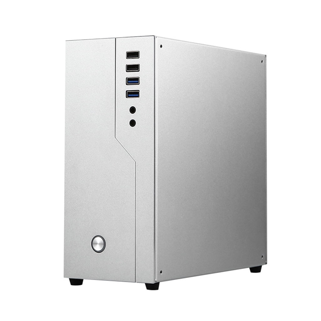 Computer Cpu Box Mini Theater Computer Box Mini-ITX Enclosure for Case Aluminum Desktop FH01 ...