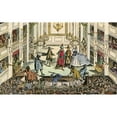 thumbnail image 1 of Theater Covent Garden. Na Performance At Covent Garden Theatre London 1763. Contemporary Line Engraving. Print by, 1 of 1