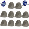 thumbnail image 1 of Theater Solutions 10R8SG Outdoor Slate 8" Rock 10 Speaker Set for Deck Pool Spa Yard Garden, 1 of 6