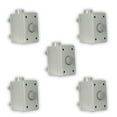 thumbnail image 1 of Theater Solutions OVCDG Outdoor Volume Controls Gray Weatherproof 5 Piece Set, 1 of 5