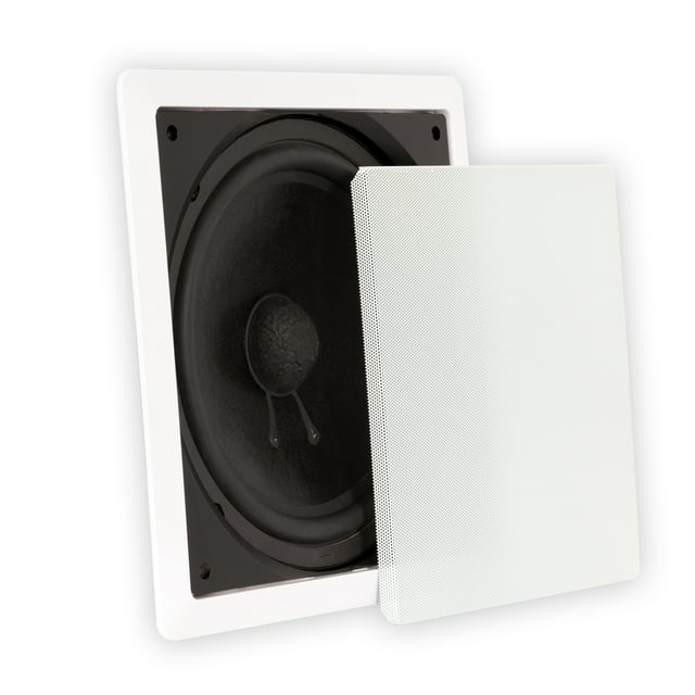 Theater Solutions TS1000 Flush Mount Passive 10" Subwoofer Speaker In Wall