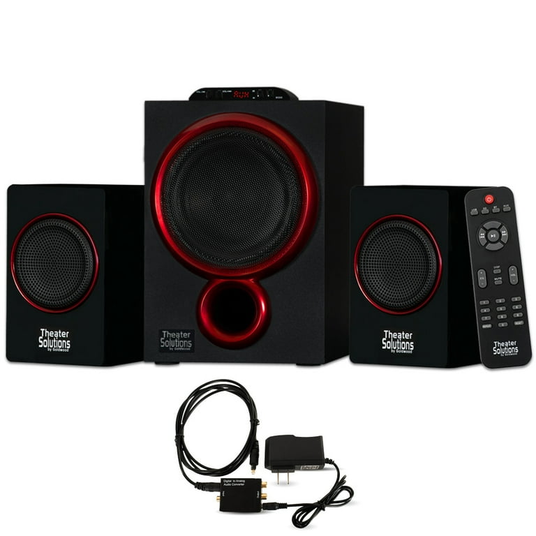2.1 speakers with optical hot sale input