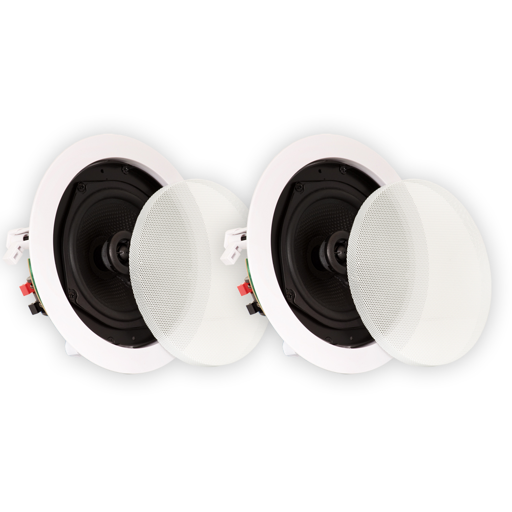 Theater Solutions TS50C In Ceiling Speakers Surround Sound Home Theater Pair - image 1 of 5
