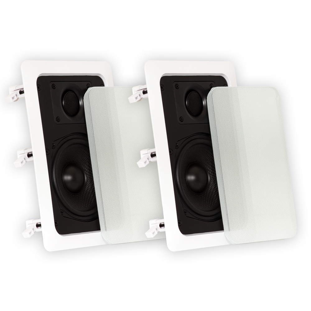Theater Solutions TS50W In Wall Speakers Surround Sound Home Theater Pair - image 1 of 5