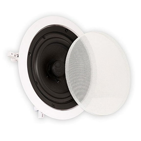 Theater Solutions TS65C In Ceiling 6.5" Speakers Surround Sound Home Theater Pair,White