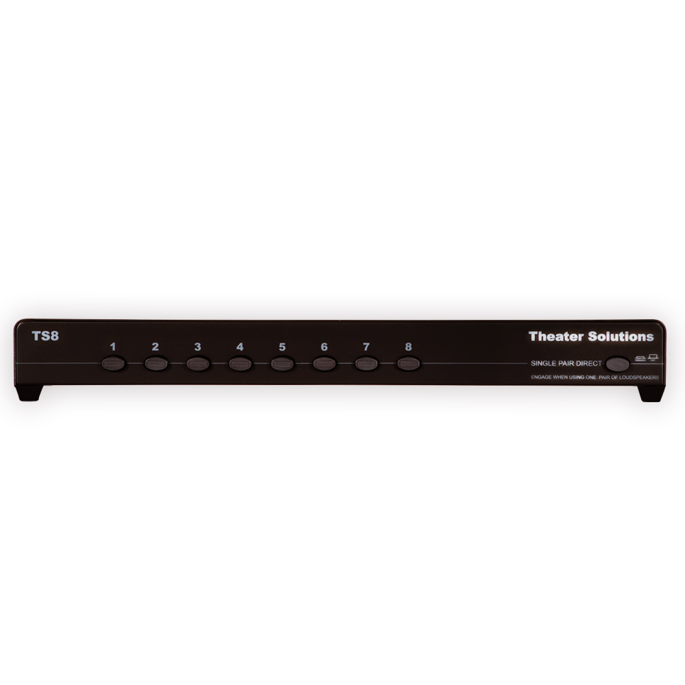 Theater Solutions TS8 Home 8 Zone Speaker Selector Box with Impedance Protection - image 1 of 4