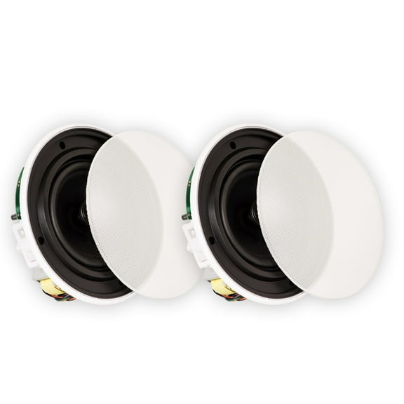Theater Solutions TSQ670 Flush Mount 70 Volt Speakers with 6.5" Woofers In Ceiling