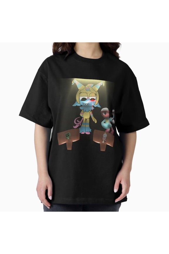 Theater Stage Performance Retro Toon Friends Mascot Graphic Unisex T-Shirt, up to size 5XL