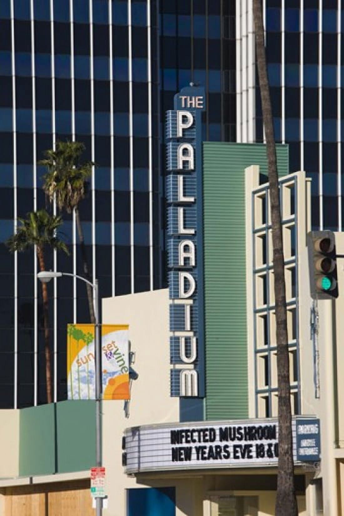 Theater in a city Hollywood Palladium Hollywood Los Angeles California USA Canvas Art - Panoramic Images (24 x 18)