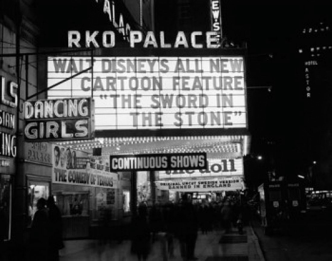 Theater marquee lit up at night Times Square Manhattan New York City New York USA Canvas Art - (18 x 24)