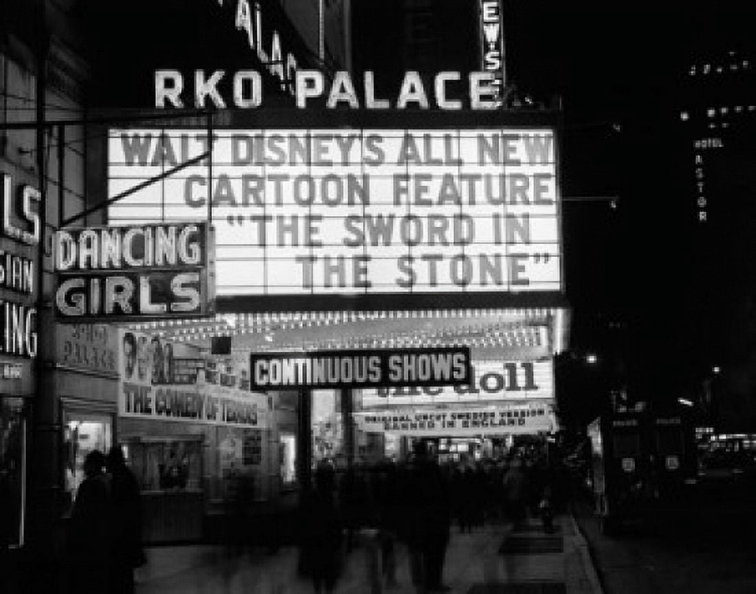 Theater marquee lit up at night Times Square Manhattan New York City New York USA Canvas Art - (24 x 36)