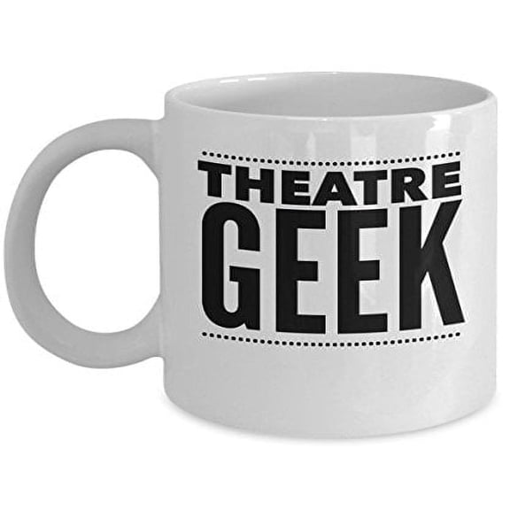 Theatre 11 oz Coffee Mug - Geek Actor Gift White Ceramic
