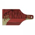 thumbnail image 1 of Theatre Cutting Board, Red Carpet and Shower Stage Concert Play Curtains Digital Illustration Gala, Decorative Tempered Glass Cutting and Serving Board, in 3 Sizes, by Ambesonne, 1 of 2