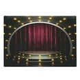 thumbnail image 1 of Theatre Cutting Board, Stage Arts Drapes Curtains Illustration Music Play Acting Print Print, Decorative Tempered Glass Cutting and Serving Board, in 3 Sizes, by Ambesonne, 1 of 2