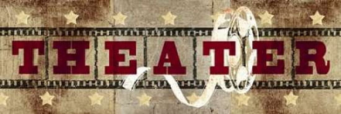 Theatre Reel Canvas Art - Evangeline Taylor (12 x 36)