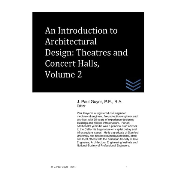 Theatre and Concert Hall Design: An Introduction to Architectural Design (Paperback)