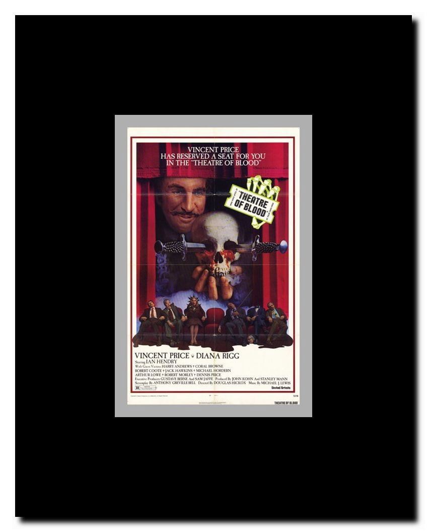 Theatre of Blood Framed Movie Poster