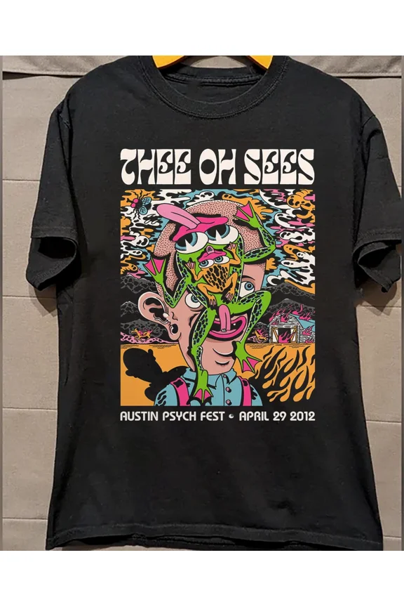 Thee Oh Sees Band Live at Levitation T Shirt All Size S-5Xl Gift Fan AT104