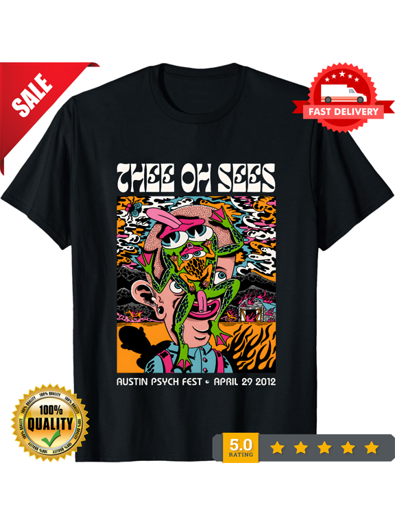 Thee Oh Sees shirt Live at Levitation T Shirt All Size S-5Xl Gift Fan AT104, ULTRA LIMITED-TH84334