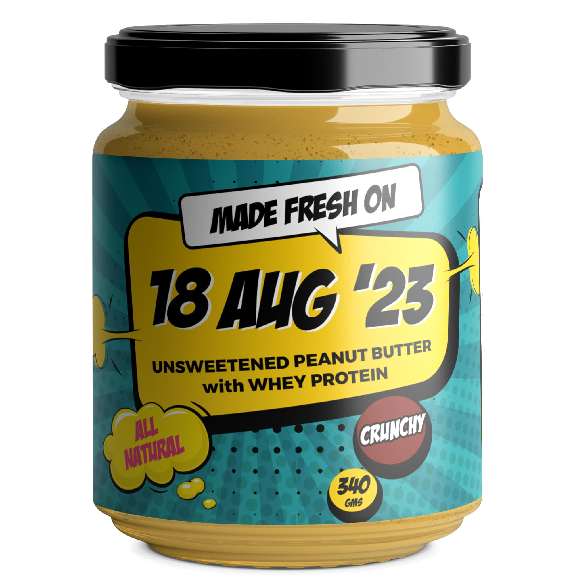 Thefreshneeds Natural Peanut Butter (Unsweetened Crunchy With Premium