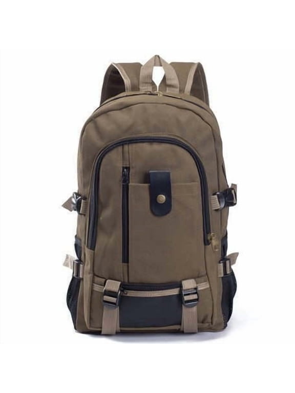 Theft-Proof Canvas Backpack for Men - Casual Travel Laptop Backpack, Secure Bag for Daily Commute Work Use
