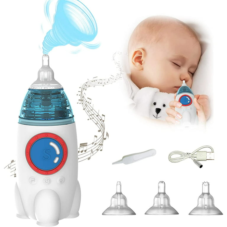 Thehomeuse Baby Nasal Aspirator, Electric Baby Nose Sucker, Baby Nose  Cleaner with 3 Different Levels of Suction, USB Rechargeable Snot Sucker  for Newborns, Infants and Toddles 