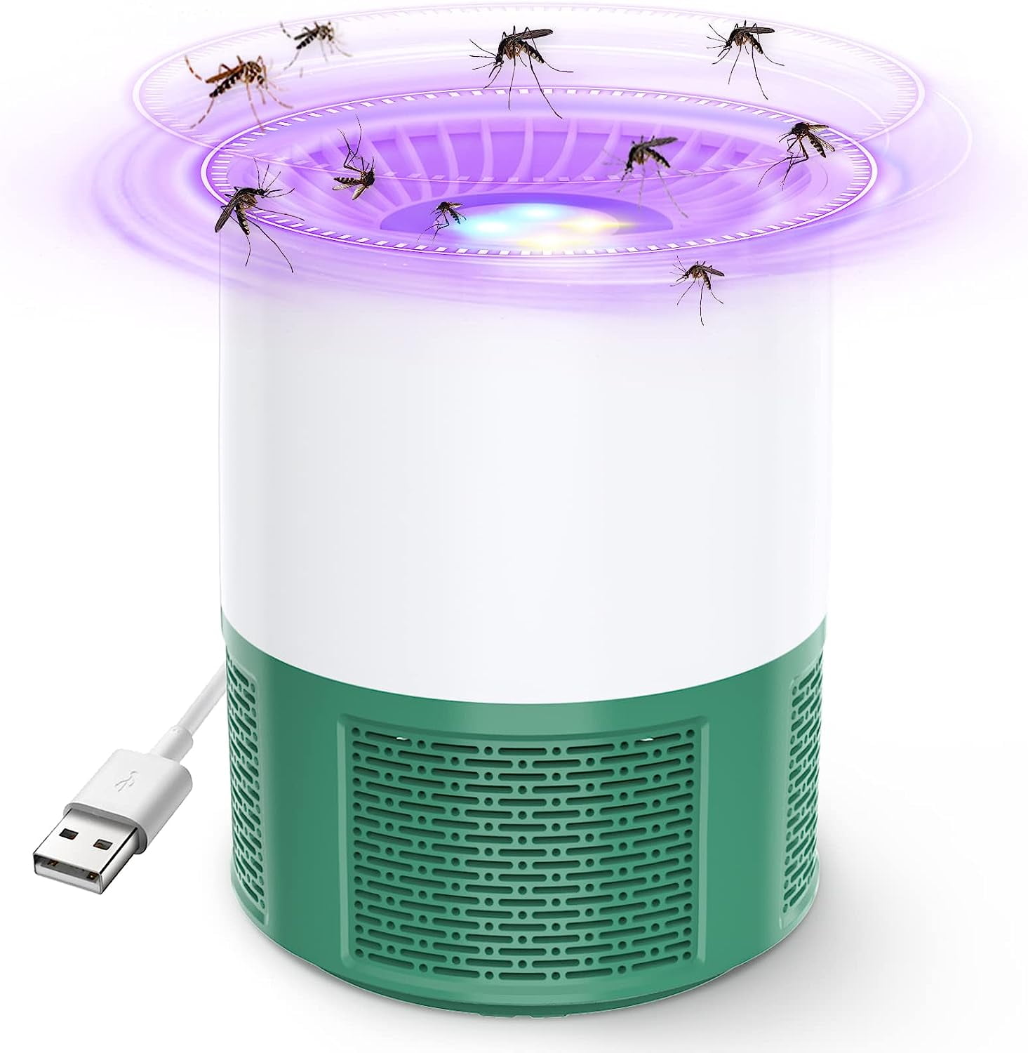 Thehomeuse Fly Killer, Mosquito Killer Lamp USB Flies Killer Electric