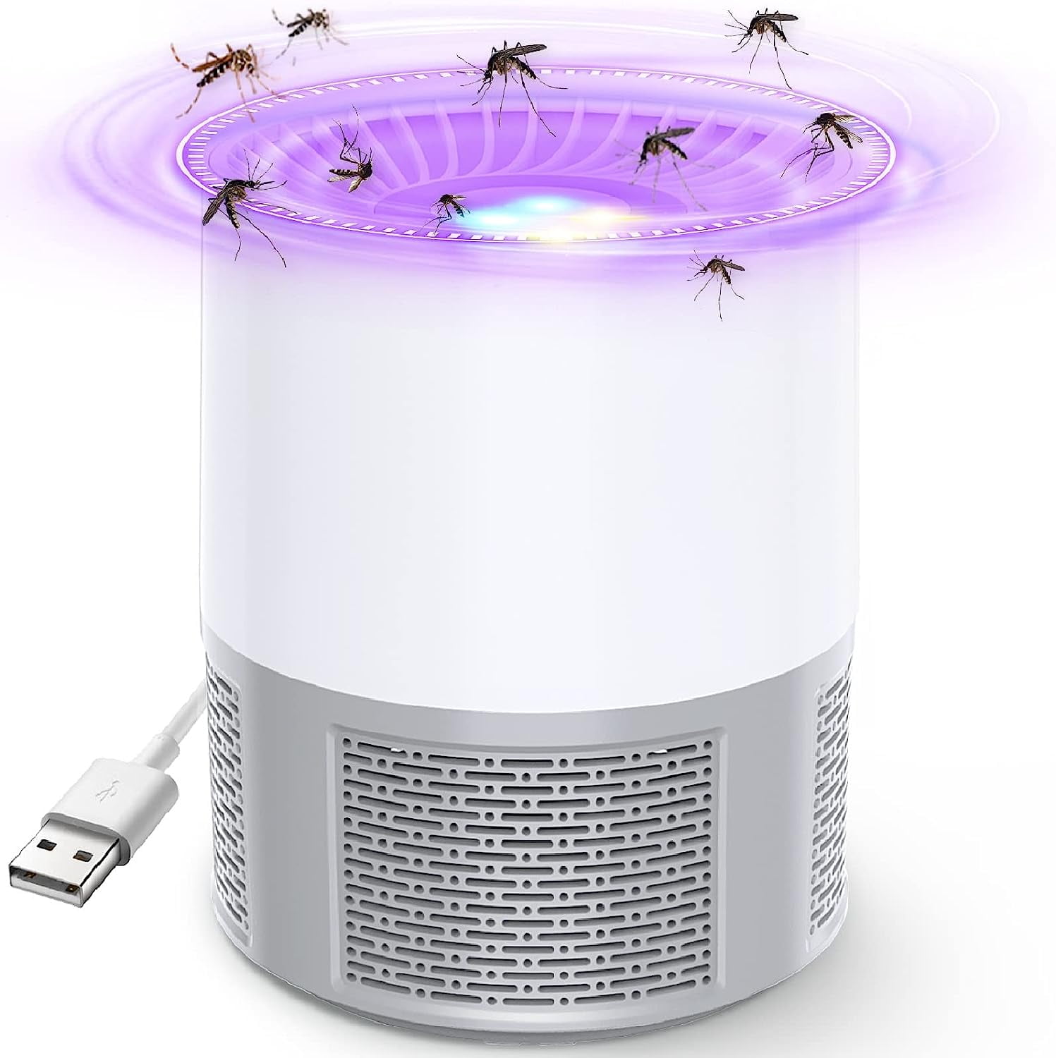 Thehomeuse Fly Killer, Mosquito Killer Lamp USB Flies Killer Electric